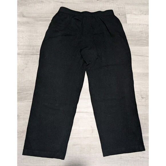 St. John Collection by Marie Gray Black Knit Pants Women's Size 10 - Picture 4 of 8